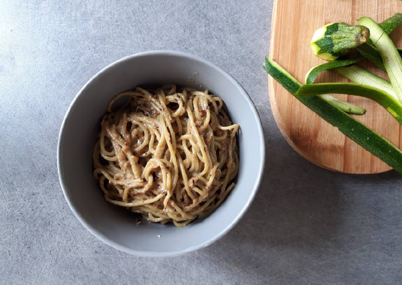 Pesto courgette-fromage