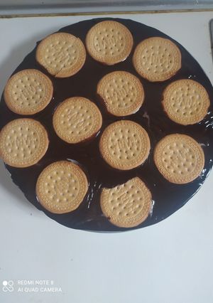 Una foto de Tarta de chocolate y galletas
