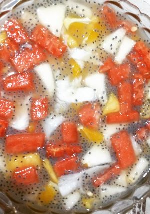 Foto resep Sup Buah segar