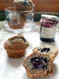 Muffin ai mirtilli senza zucchero