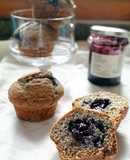 Muffin ai mirtilli senza zucchero