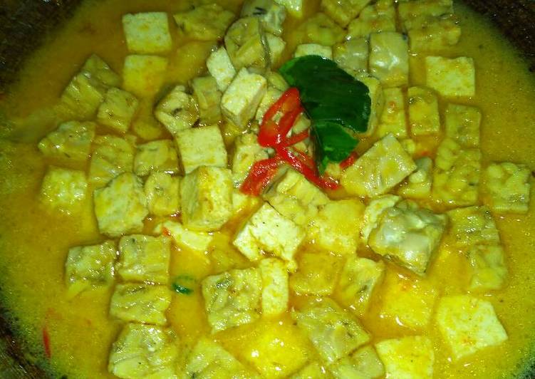 Resep Tahu Tempe Kuah Santan yang Lezat Sekali