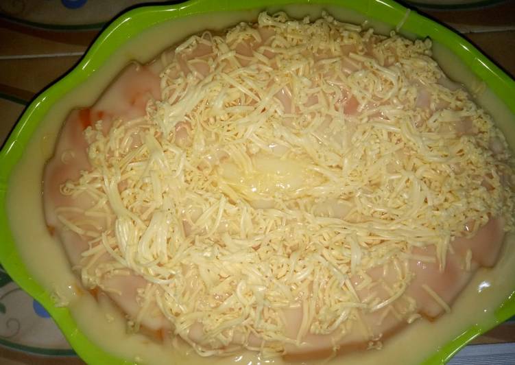 Resep Puding mangga fla cheese Anti Gagal