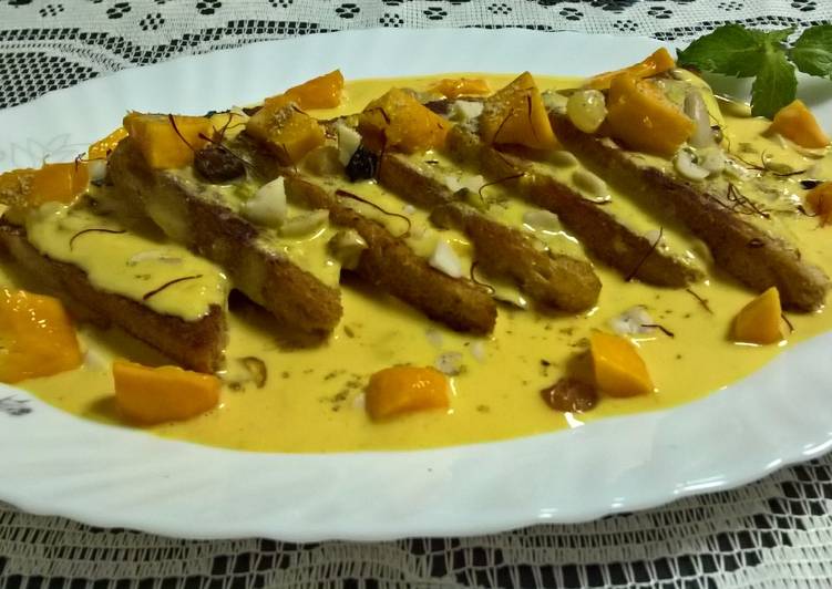 Recipe of Perfect Shahi Aam Tukda