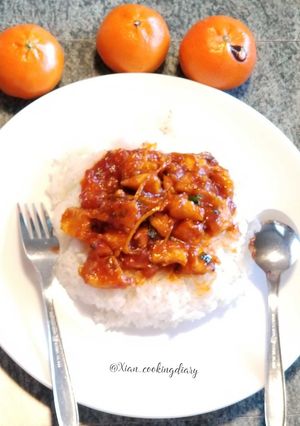 A picture of P.F. CHANG’S Orange Peel Chicken(copycat).