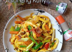Gambar Sotong Katak Goreng Kunyit