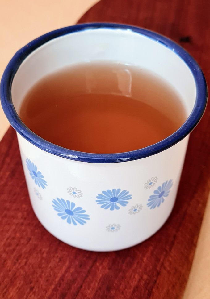 Una foto de Infusión reconfortante de cúrcuma y jengibre (frescos) 🧡 🍵