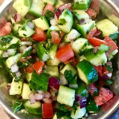 A picture of Kachumber Salad.
