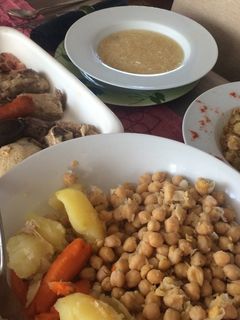 Una foto de Cocido madrileño de verdad
