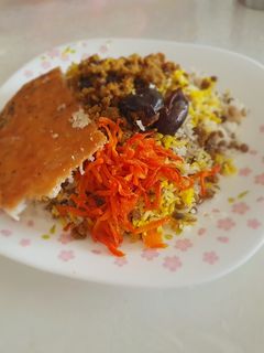 عکسی از دستور عدس پلو