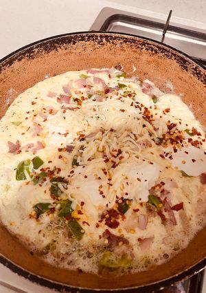صورة لوصفة بيض بالجبن🍳