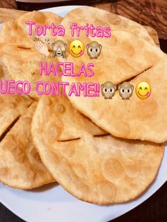 Una foto de Torta fritas súper fáciles!!!