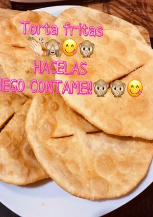 Una foto de Torta fritas súper fáciles!!!