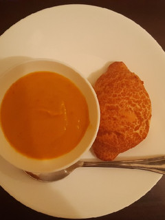 A picture of Butternut soup.
