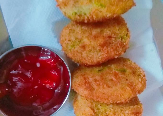 Flatten rice (poha) cutlet Recipe