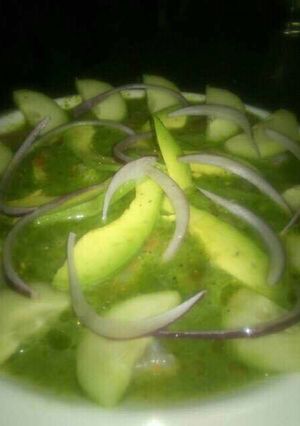 Una foto de Aguachile de camarón 