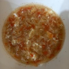 A picture of Carrot soup 🥕🥕🍵.