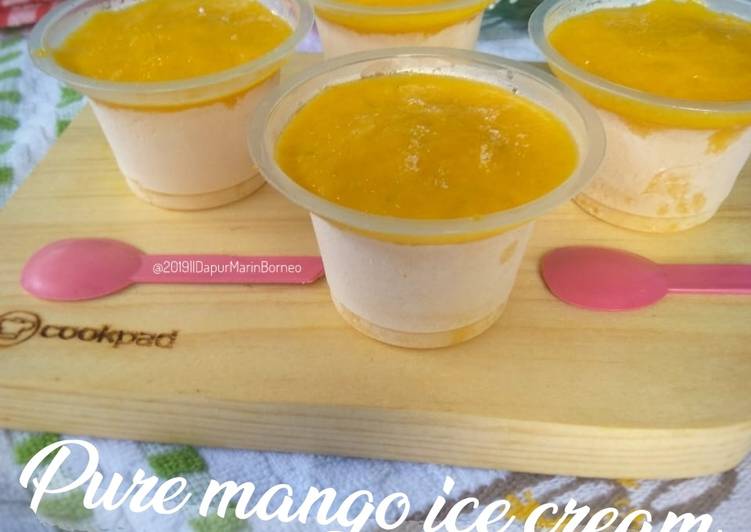6 Resep: 145. Pure Mango Ice Cream / Es Krim Mangga Untuk Pemula!