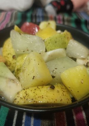 A picture of Mix Fruit Chaat.