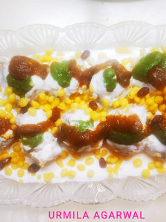 मूंगदाल,स्वीटकॉर्न दही बड़ा (Moong dal sweetcorn dahi bada recipe in hindi) रेसिपी मुख्य फोटो