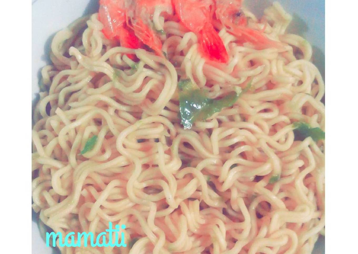 mie rebus udang