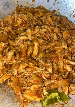 Foto resep Ayam suwir pedas