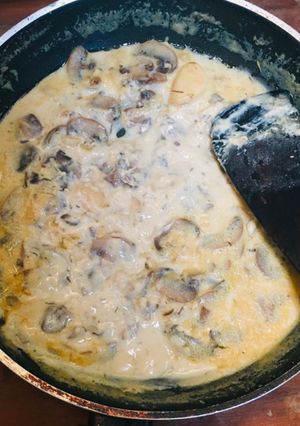 Foto resep Creamy Mushroom Sauce