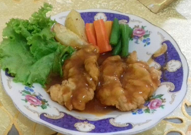 Steak ayam