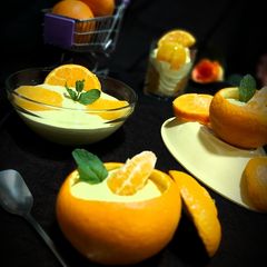 A picture of Orange Creamy Dessert.
