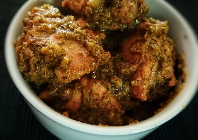 Steps to Make Any-night-of-the-week Green Masala Chicken