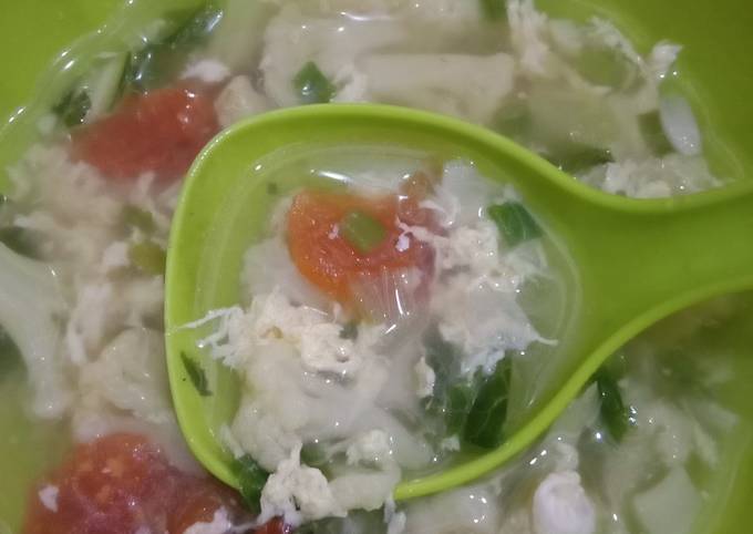 Resep Sup Telur Kembang Kol Oleh Gunawan Gunawan Cookpad