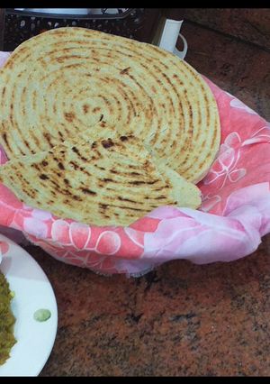 صورة لوصفة كسرة رخساس على طريقتي