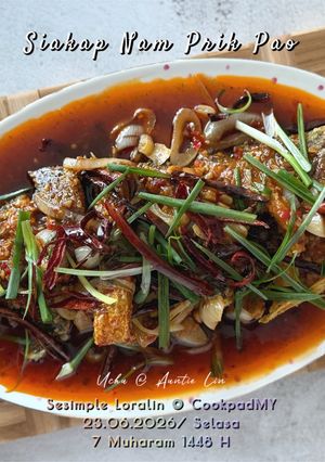 Gambar Siakap Nam Prik Pao