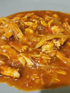 Una foto de Tinga de puerco