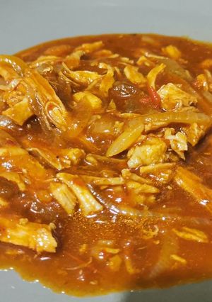 Una foto de Tinga de puerco