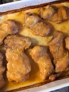 Mézes mustáros csirkecomb recept fotója