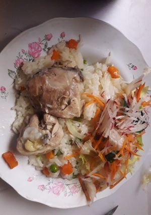 Una foto de Arroz a la jardinera 😐