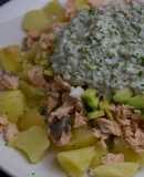 Ensaladilla de salmón y aguacate
