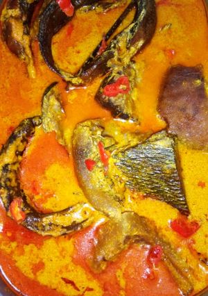 A picture of Egusi ijebu soup.