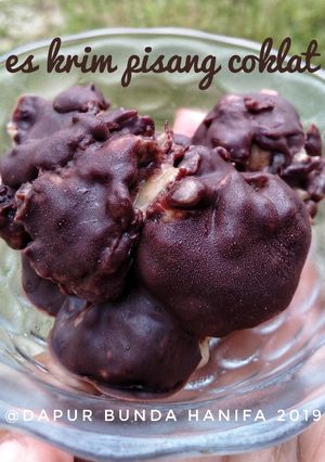 Foto resep Es Krim Pisang Coklat