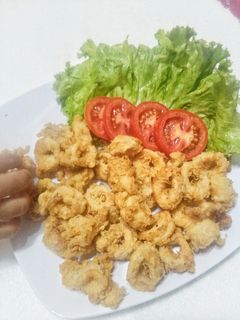 Foto resep Cumi goreng tepung