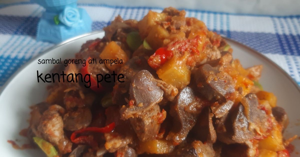 Sambal Goreng Ati Ampela Kentang