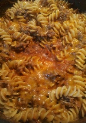 A picture of Full Flavor Pork and Pasta.