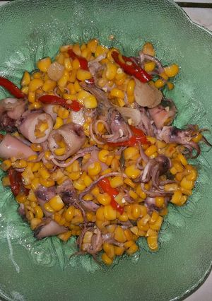 Foto resep Cumi asin jagung manis