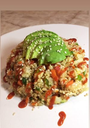 Una foto de Yakimeshi sin arroz