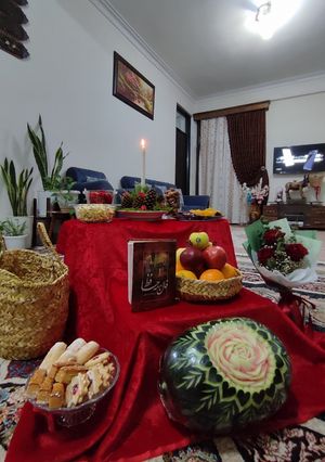 عکسی از دستور سفره یلدا 1403