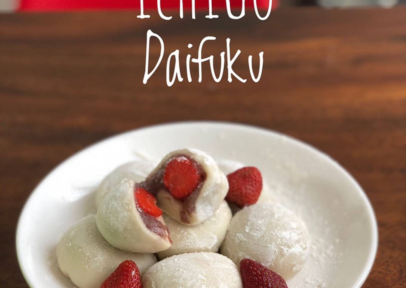 Resep Strawberry Red Bean Mochi