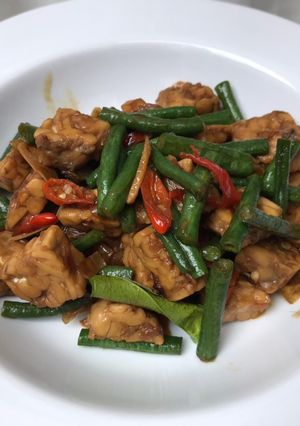 Foto resep Orek Tempe Kacang Panjang