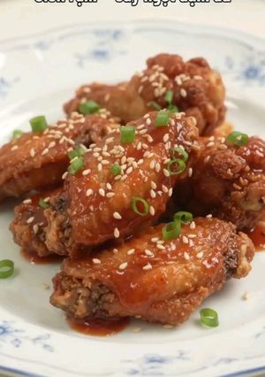Hình của món Cánh Gà Chiên Giòn Sốt Tương Kiểu Hàn Quốc.