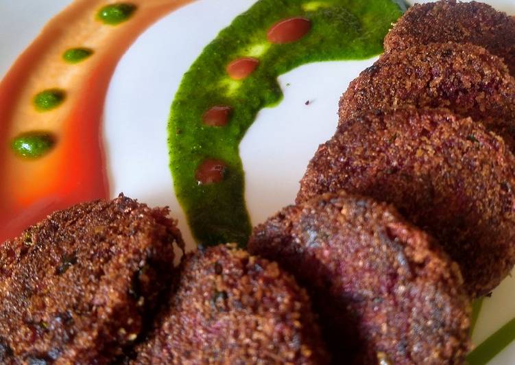 Recipe of Speedy Beetroot cutlet